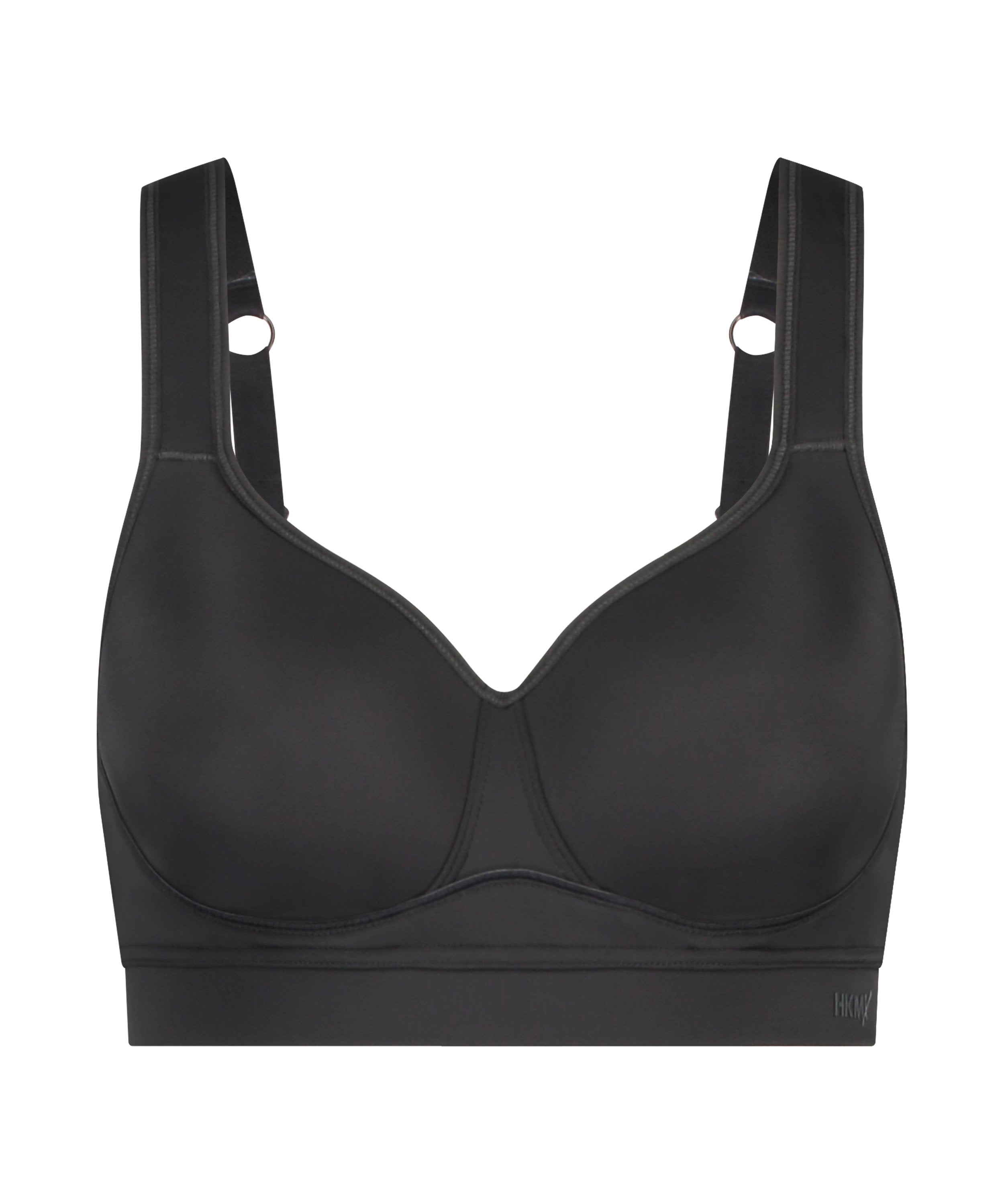 HKMX Sports Bra The All Star Level 2 in Different Cup Sizes_205184_Black Oyster_05