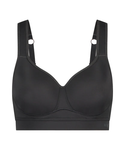 HKMX Sports Bra The All Star Level 2 in Different Cup Sizes_205184_Black Oyster_05