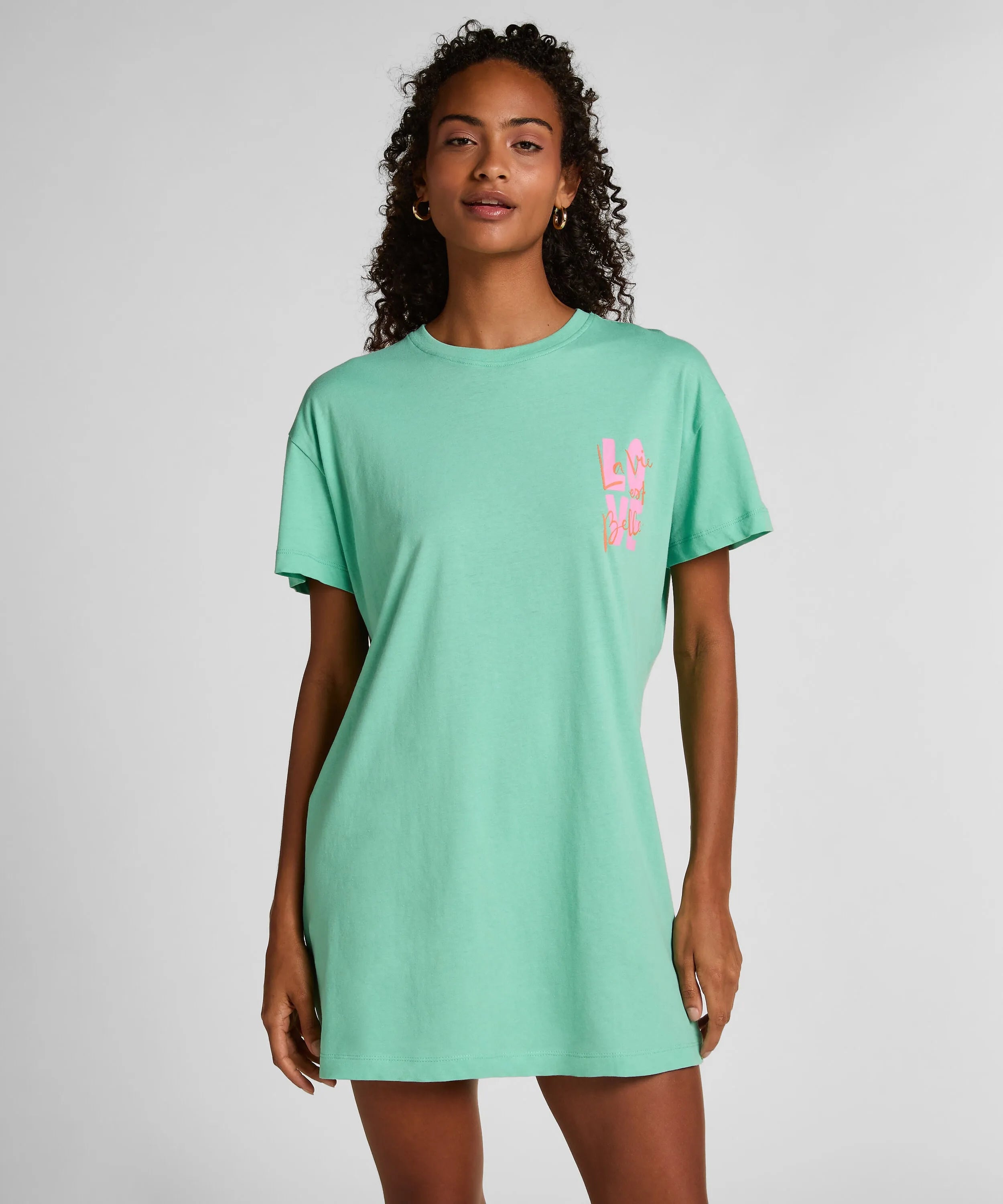 Round Neck Nightshirt