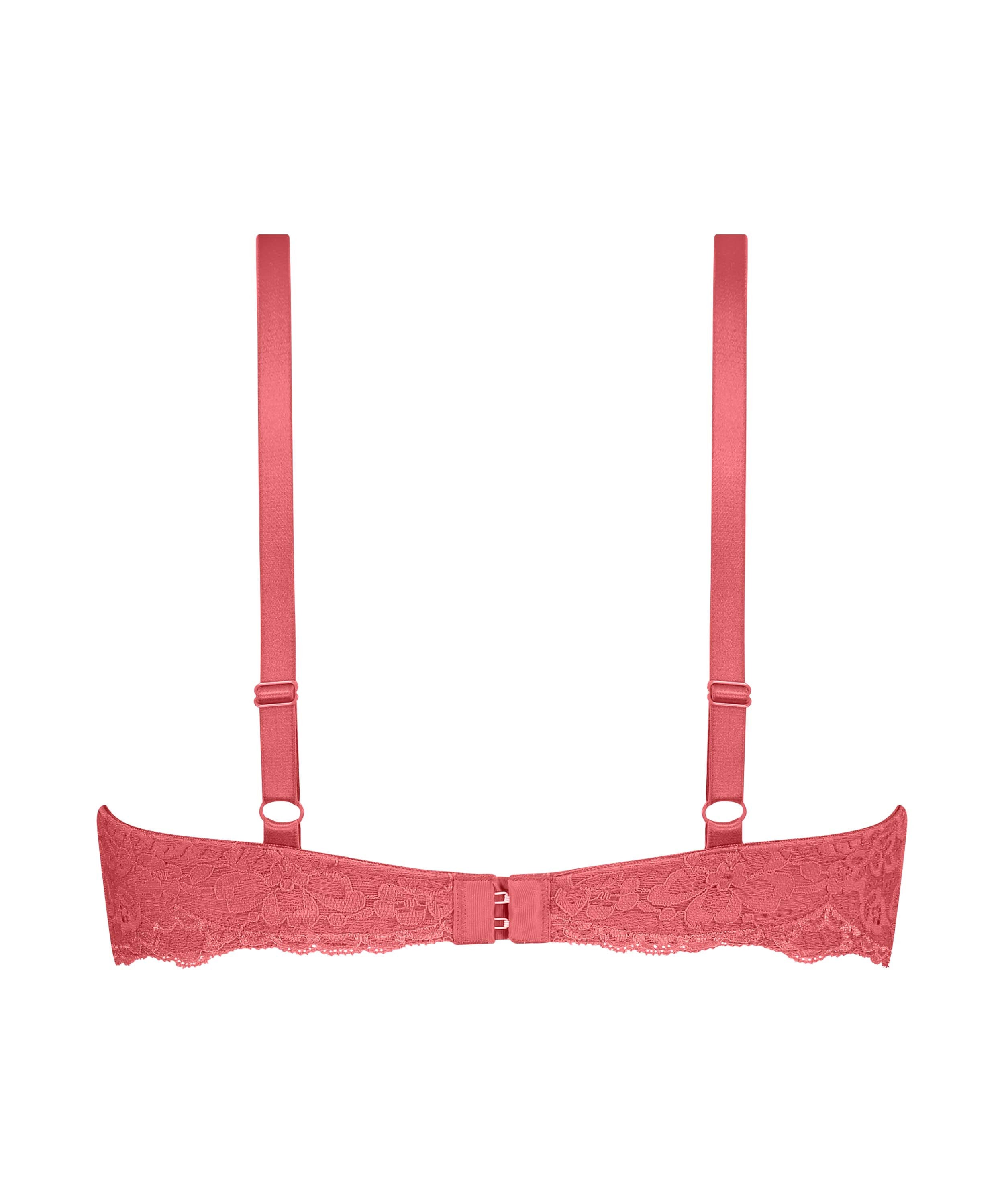 Marine Padded Push-Up Underwired Bra in Different Cup Sizes_206324_Mineral Red_02