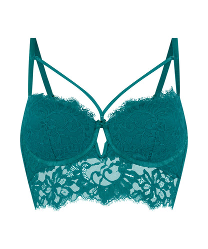 Isabella Padded Underwired Longline Bra in Different Cup Sizes_206355_Deep Lake_01