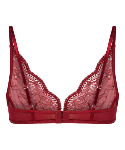 Hunkemoller Tibetan Red Women Isabelle Non-Padded Underwired Bra in Different Cup Sizes SKU: 206365_Tibetan Red Image 06