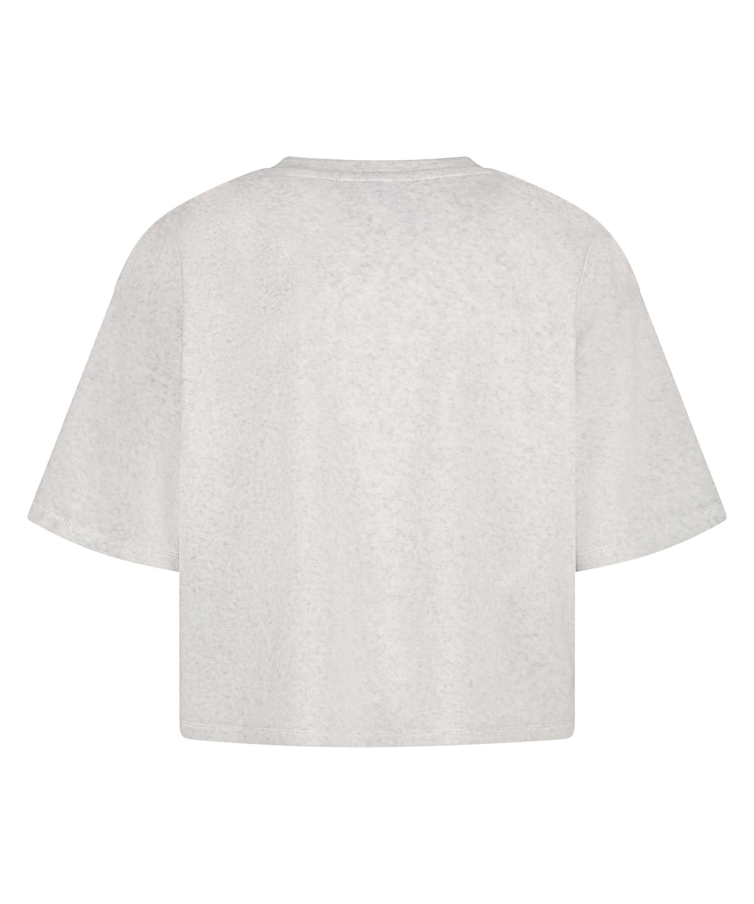 Short-Sleeve Velours Top_206495_Light Grey Melange_06