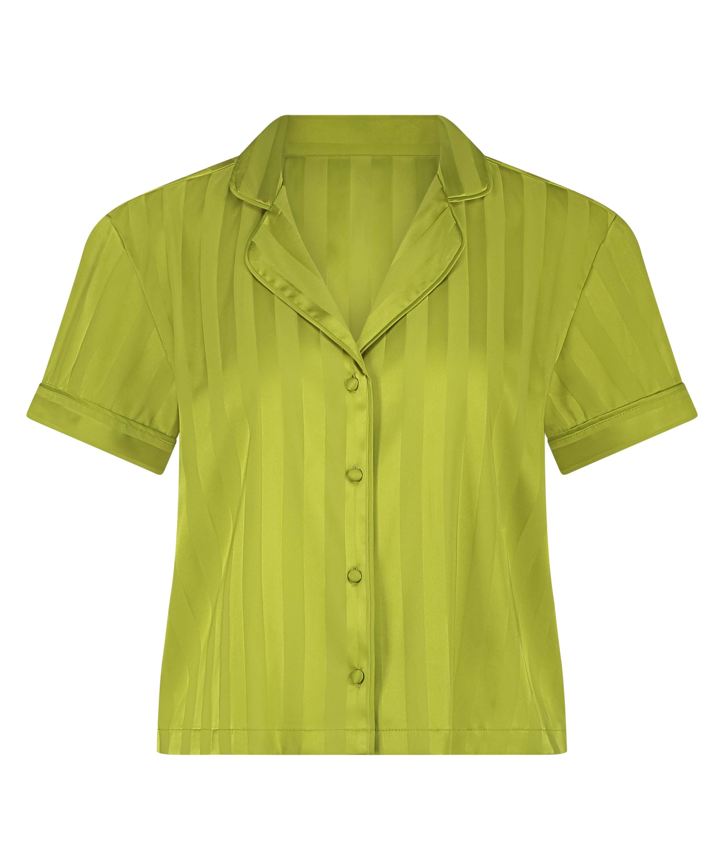 Satin Short-Sleeved Jacket_206498_Lima Bean Green_05