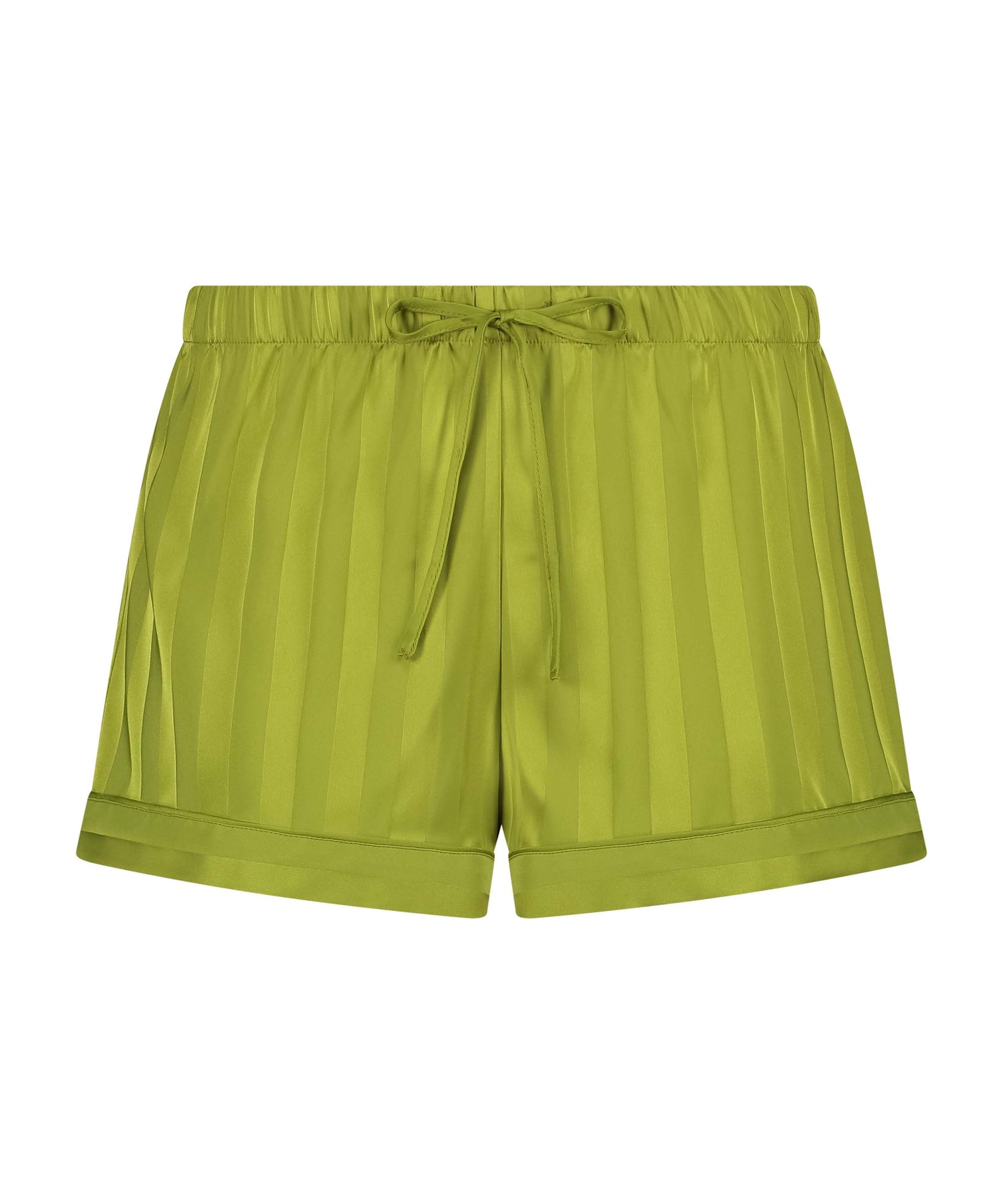 Satin Pyjama Shorts_206499_Lima Bean Green_04
