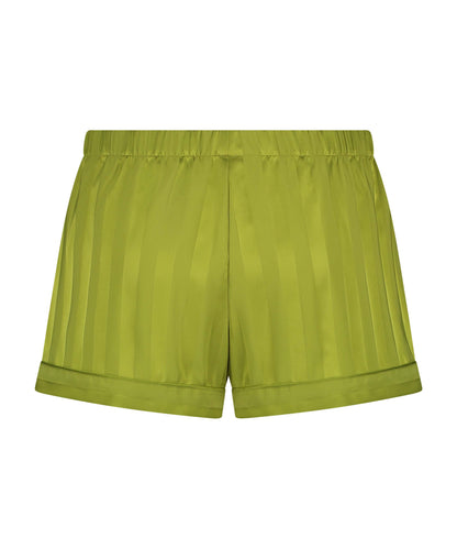 Satin Pyjama Shorts_206499_Lima Bean Green_05