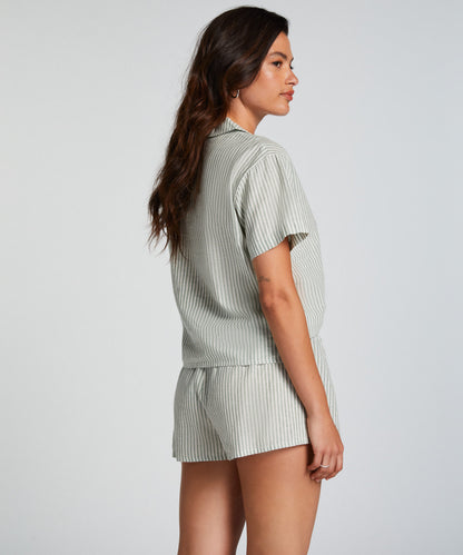 Linen Pyjama Top_206530_Ponderosa Pine_04
