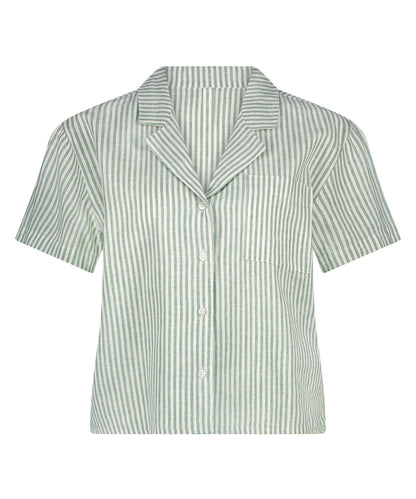 Linen Pyjama Top_206530_Ponderosa Pine_05