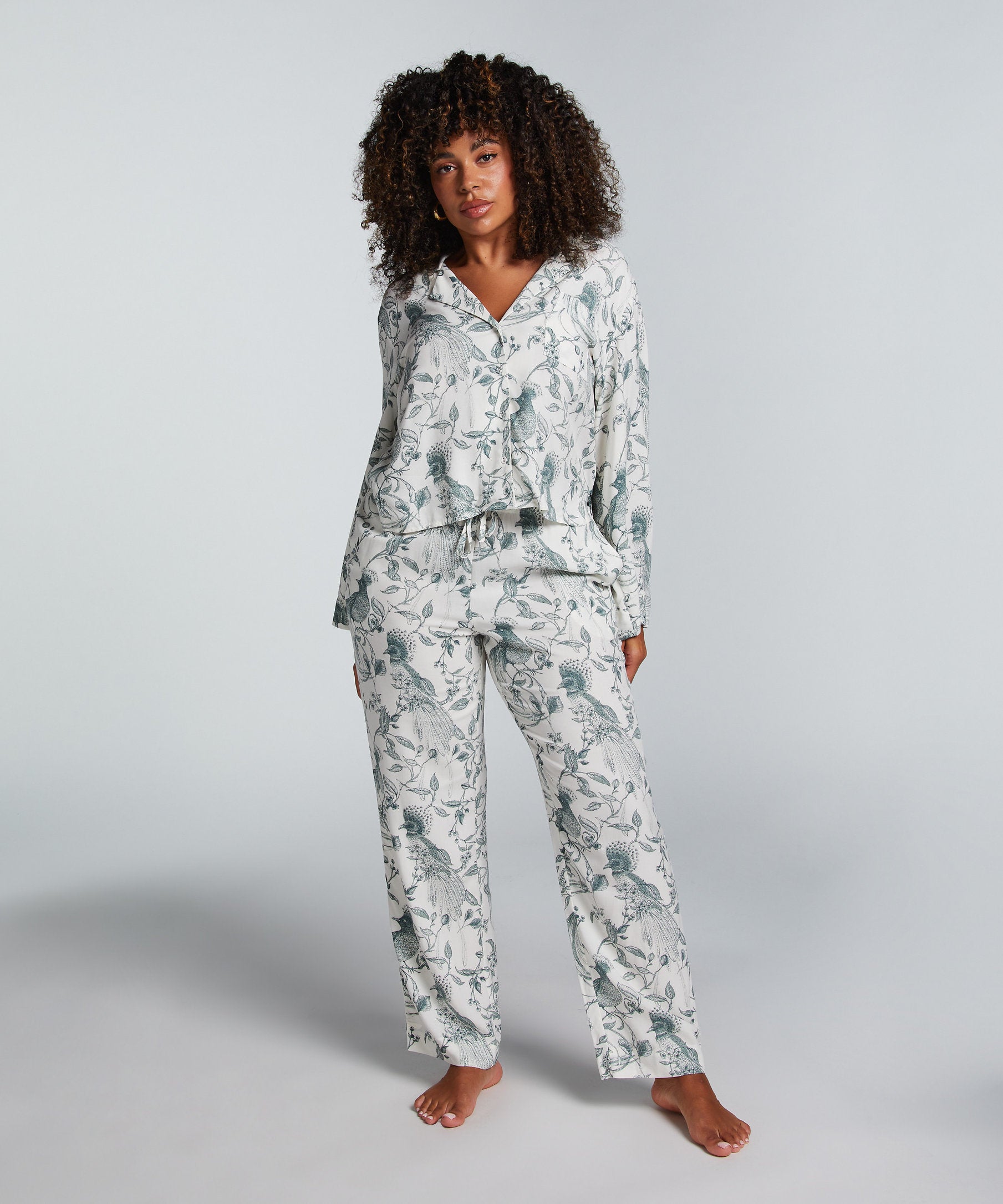 Cotton Pyjama Pants_206542_Snow White_01