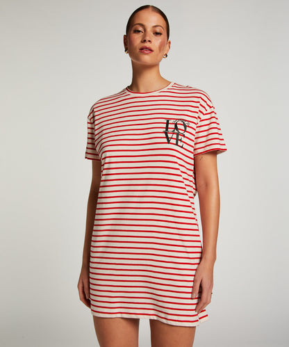 Round Neck Nightshirt_206555_Goji Berry_01