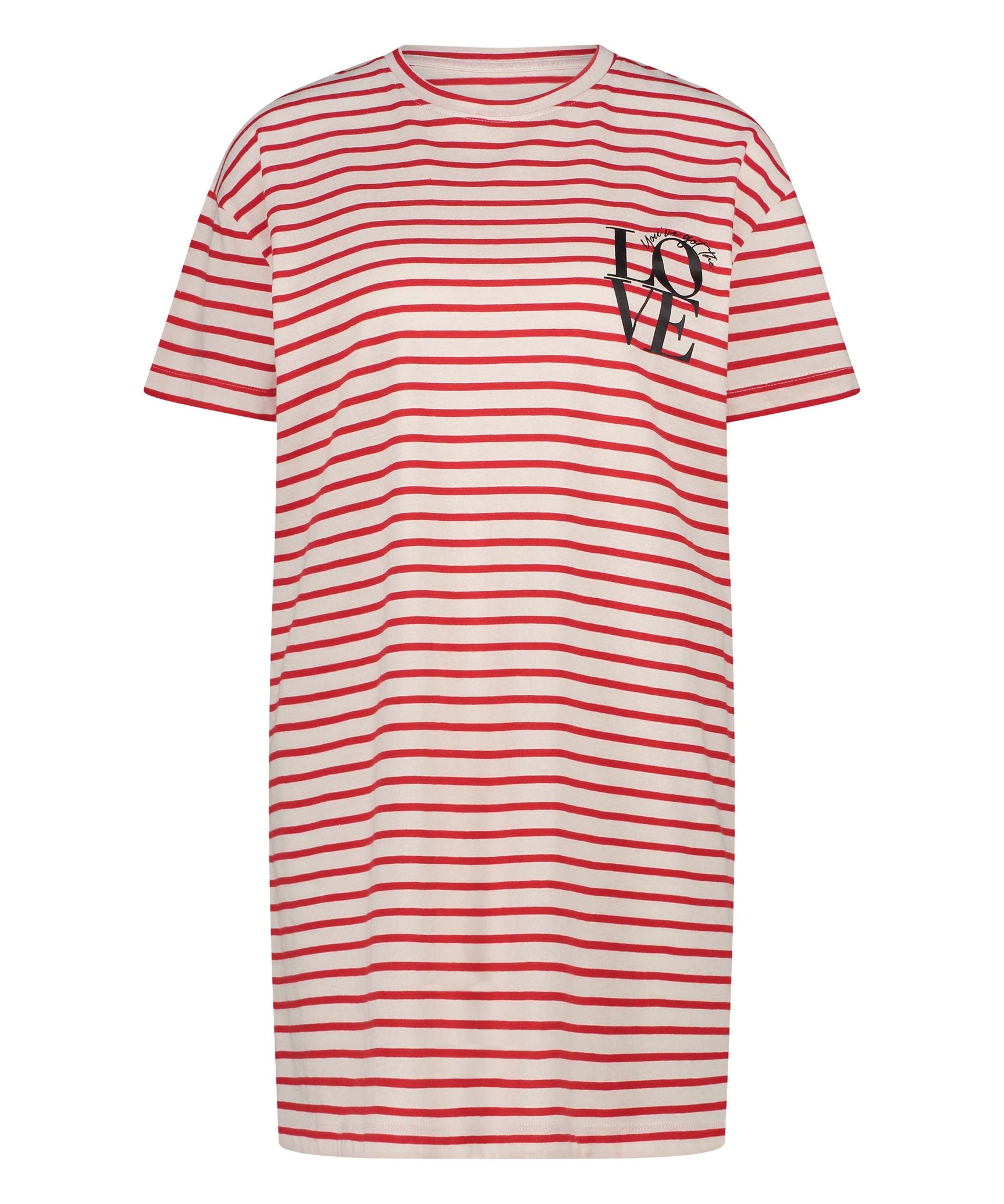 Round Neck Nightshirt_206555_Goji Berry_04