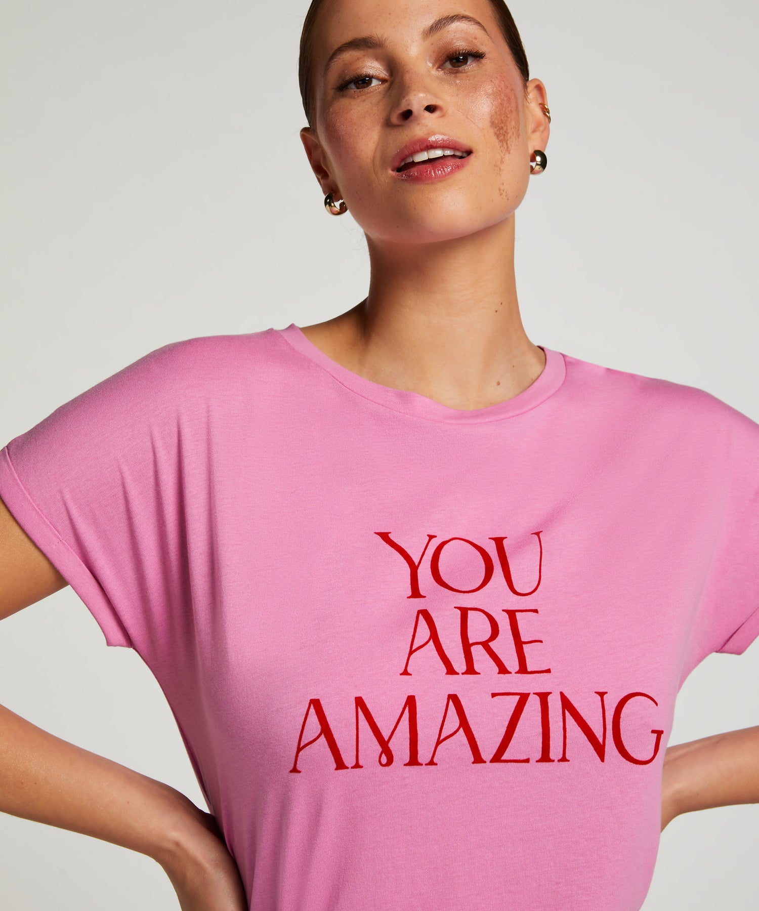 Round Neck Nightshirt_206556_Opera Mauve_02