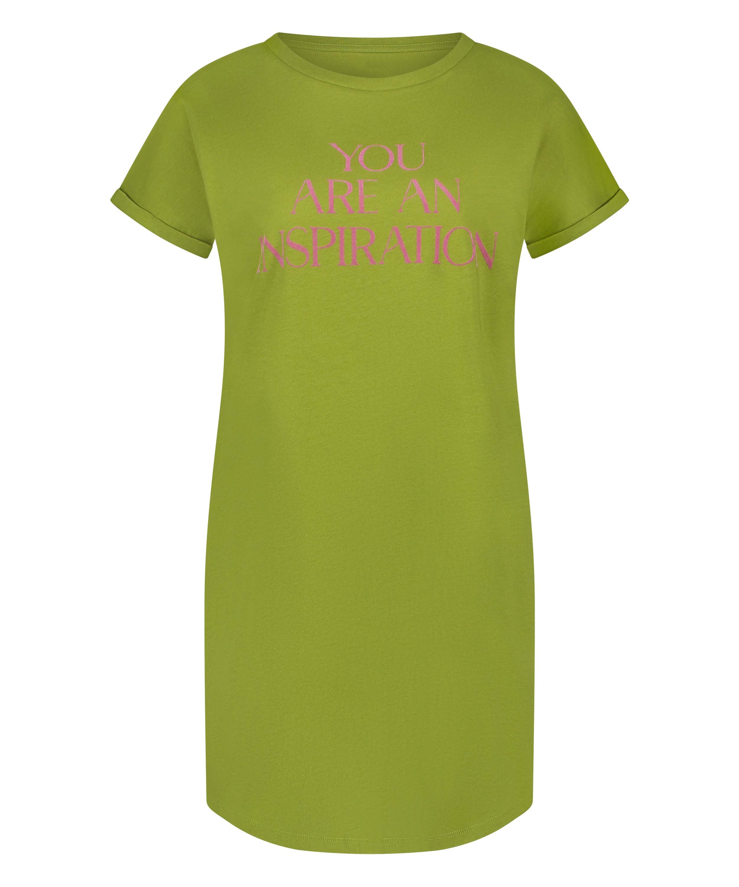 Round Neck Nightshirt_206557_Lima Bean Green_04