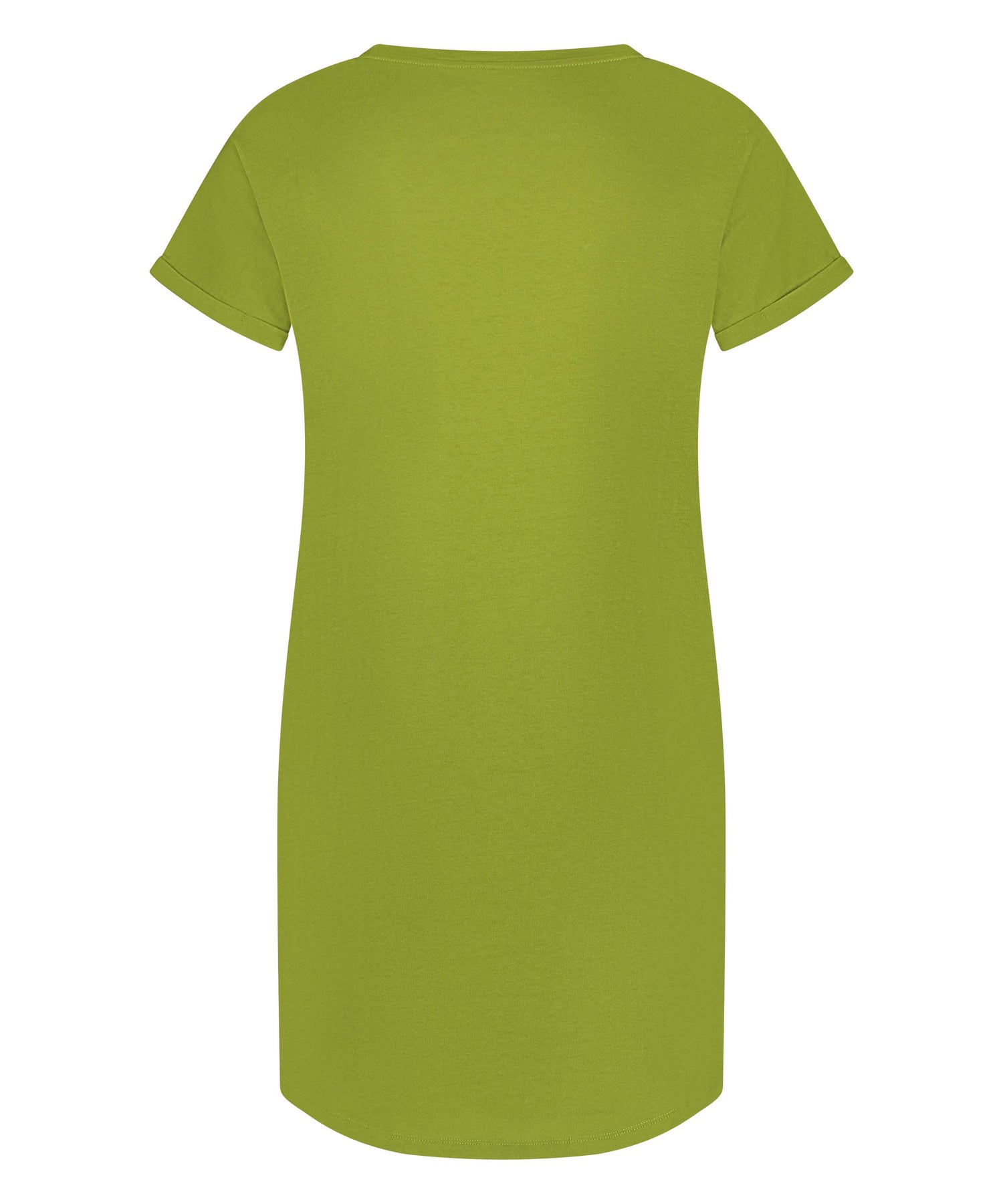 Round Neck Nightshirt_206557_Lima Bean Green_05