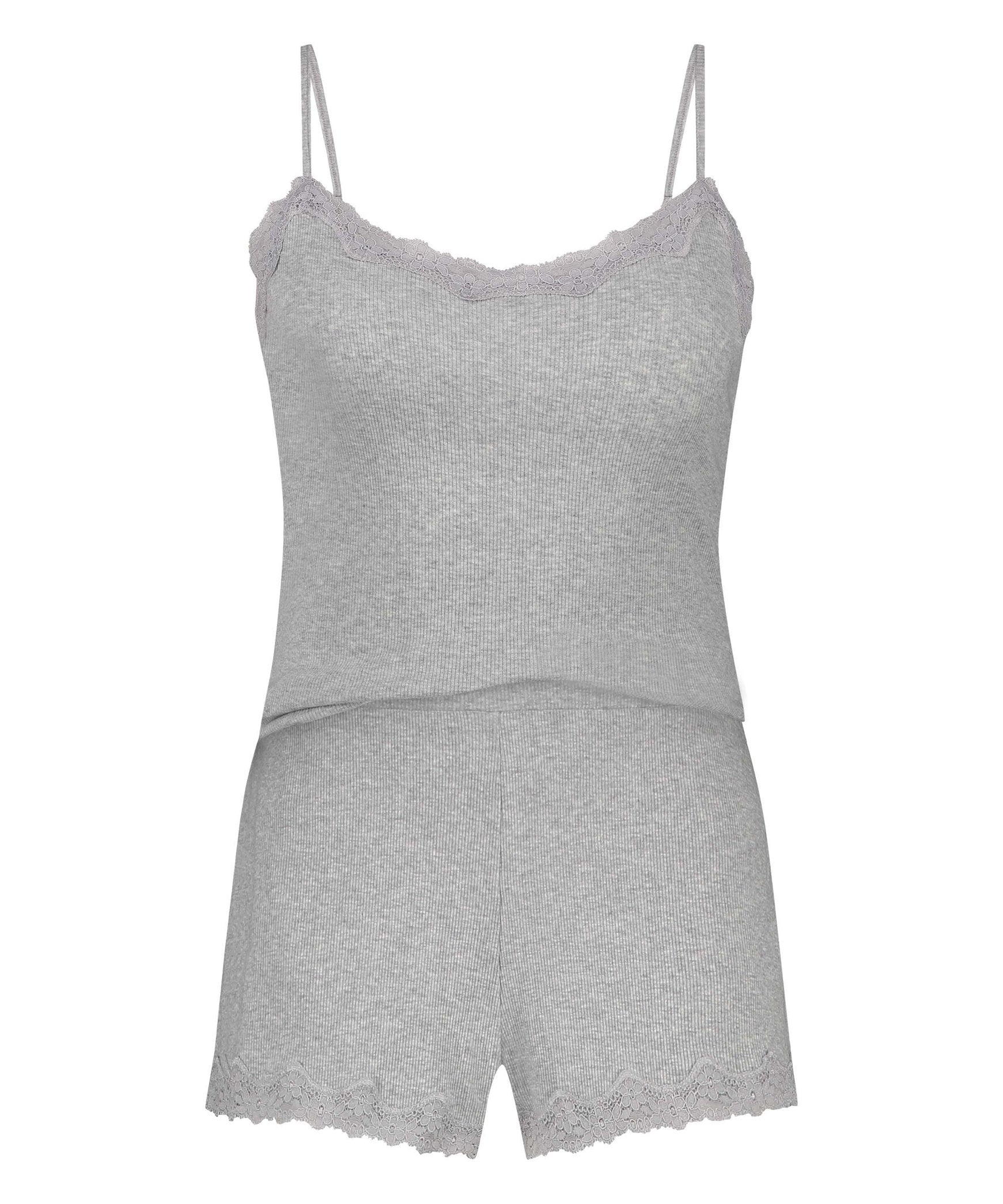 Cami Short Pyjama Set_206606_Light Grey Melee_04