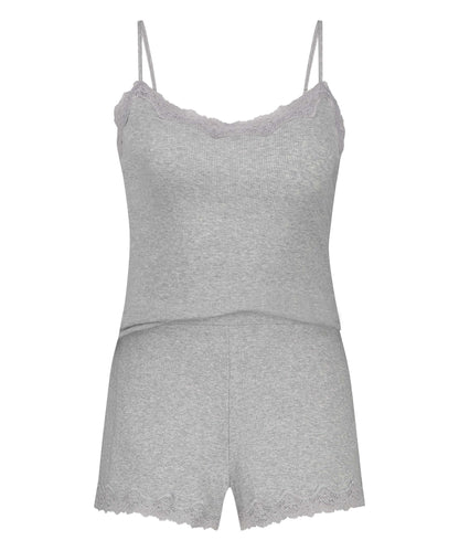 Cami Short Pyjama Set_206606_Light Grey Melee_04