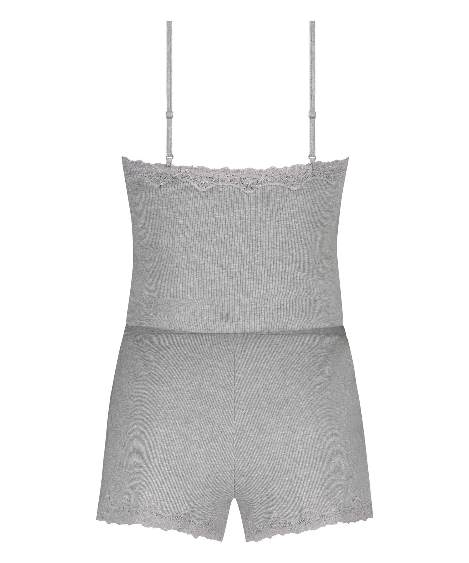 Cami Short Pyjama Set_206606_Light Grey Melee_05