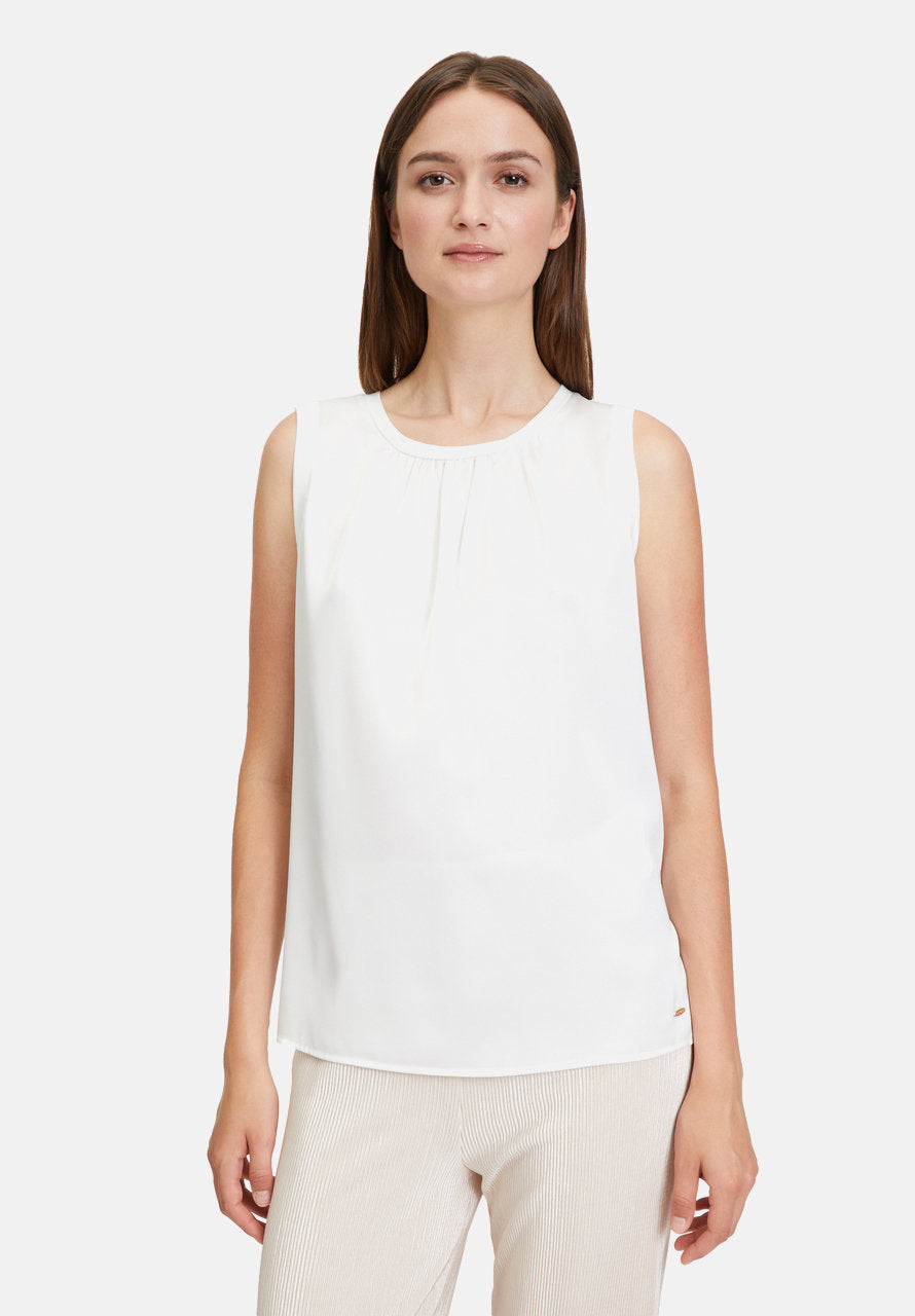 Blouse Shirt With Woven Trim_2067 3279_1014_01