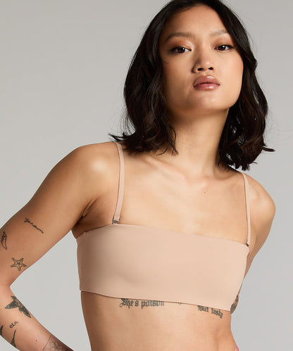 Hunkemoller_Smooth Bandeau Bralette_206768_Rugby Tan_01