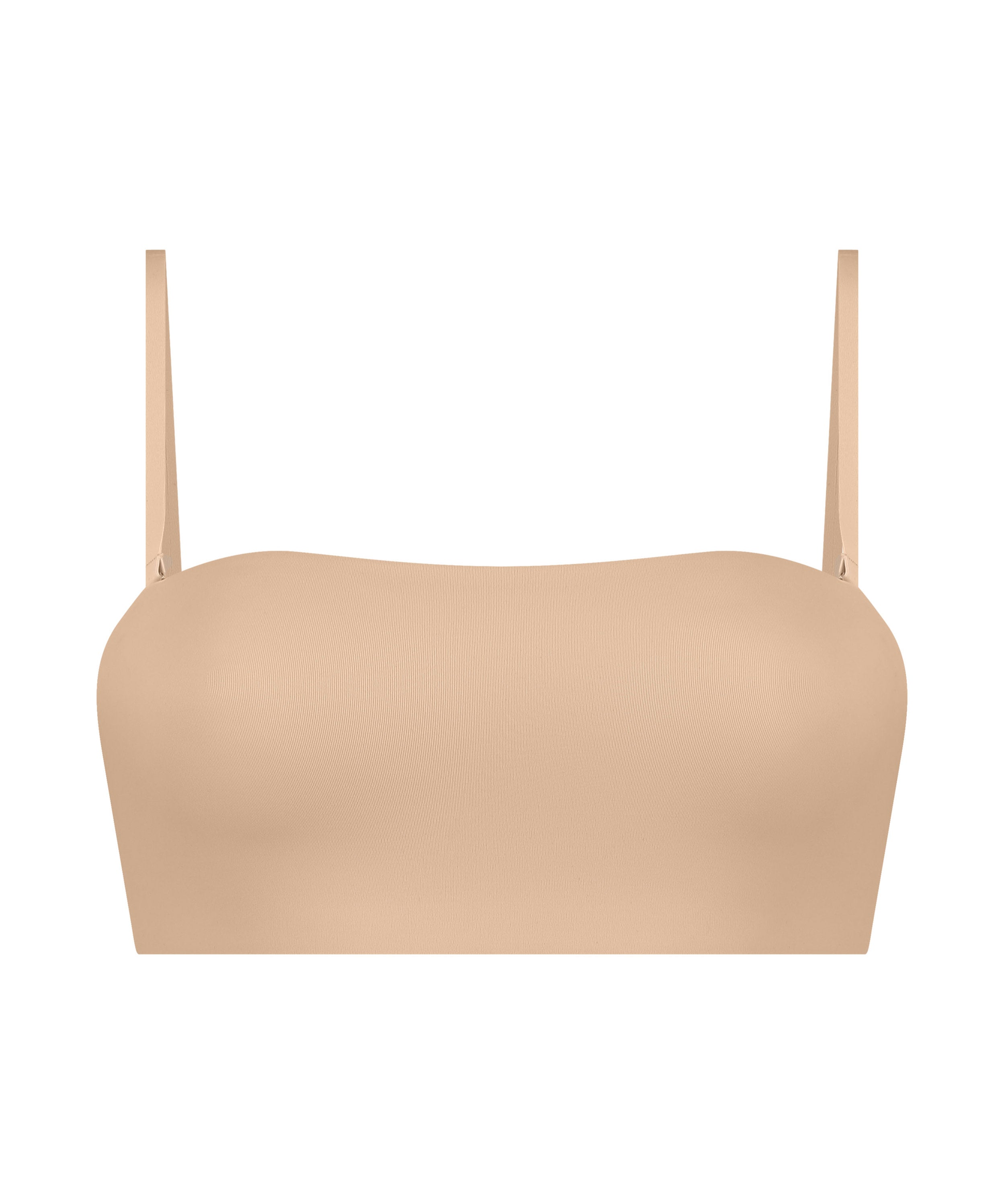 Hunkemoller_Smooth Bandeau Bralette_206768_Rugby Tan_07