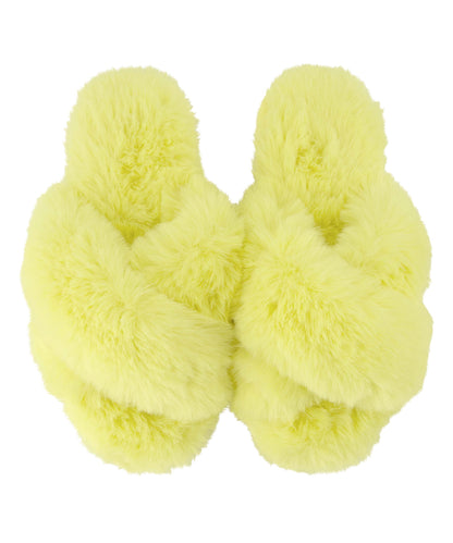 Fake Fur Slippers_206823_French Vanilla_01