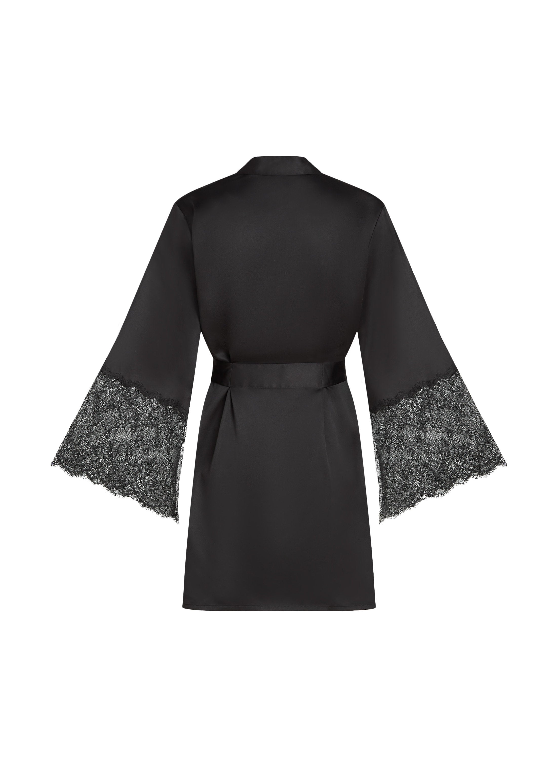 Hunkemoller_Satin Kimono_207210_Caviar_06