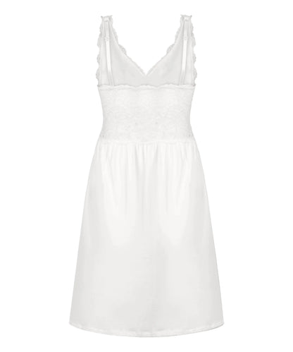 Hunkemoller White Women Nora Lace Slip Dress SKU: 207218_White Image 06