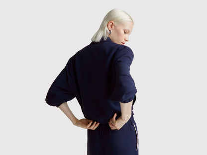 Benetton_Dark Blue_Regular Fit Bomber Jacket_20A6DN085_252_02