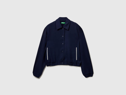 Benetton_Dark Blue_Regular Fit Bomber Jacket_20A6DN085_252_05