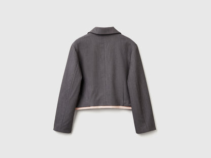 Benetton_Dark Gray_Boxy Fit Double-Breasted Blazer_20ZBCW00M_507_02