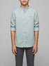Springfield Green Boys Trevi Mandarin Collar Shirt SKU: 2123004_25 Image 00