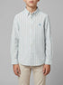 Springfield Blue Boys Slub Cotton Shirt SKU: 2123006_82 Image 00