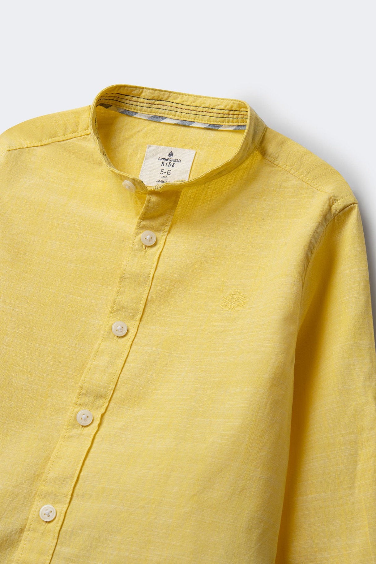 Springfield_Textured Mandarin Collar Shirt For Boys_2129015_05_03
