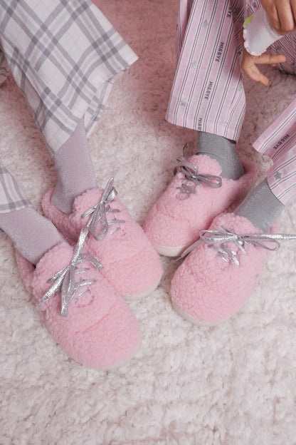 Women Secret_Pink_Pink Faux Shearling Slippers_2142583_71_01