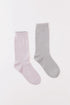 Women Secret_Pink_Pack of 2 Pink and Grey Lurex Socks_2142586_71_01