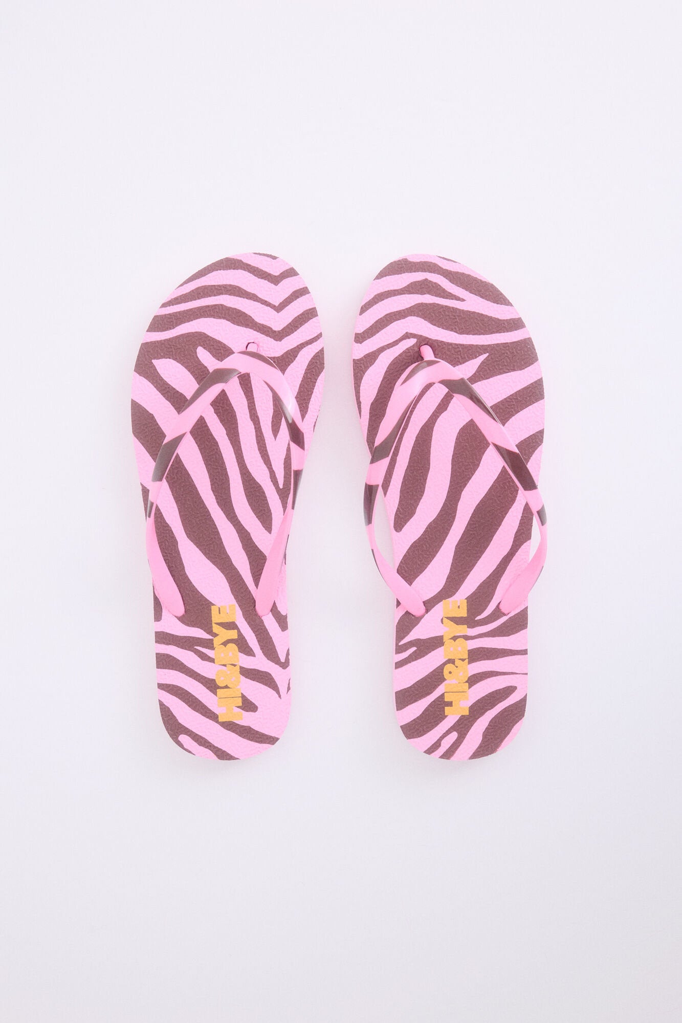 Women Secret_Pink Logo Print Flip Flops_2149041_73_01