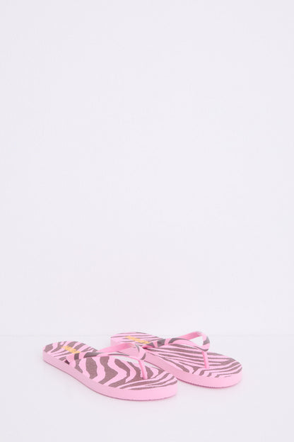 Women Secret_Pink Logo Print Flip Flops_2149041_73_05