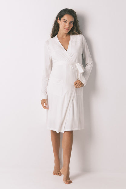 Women Secret_White_Classic Ivory &quot;Maternity&quot; Robe_2172316_96_03
