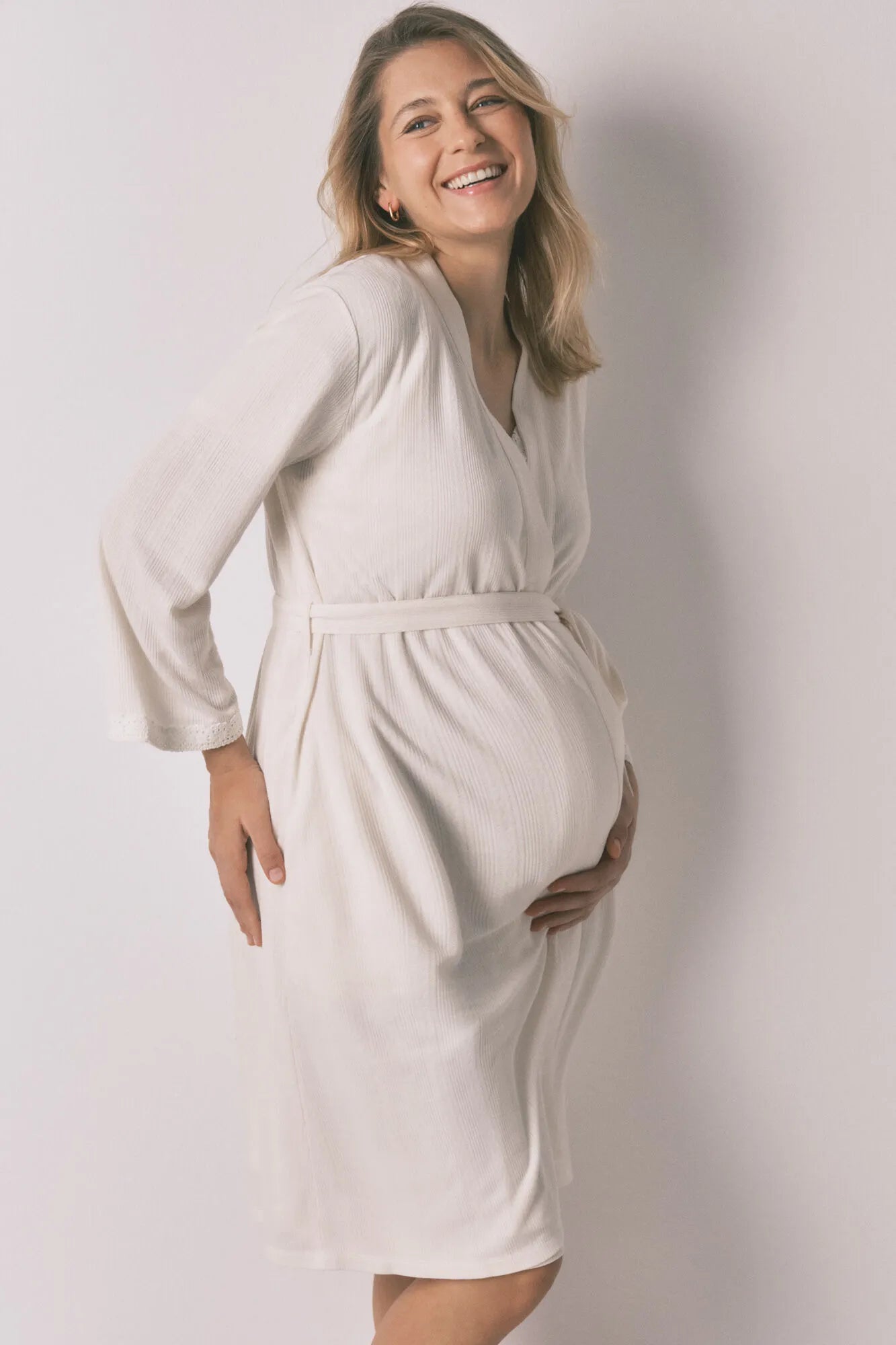 Women Secret_Ivory_White Maternity Belted Robe_2173137_96_04