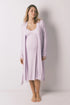 Women Secret_Purple_Lilac Ribbed Midi Maternity Robe_2173140_75_01