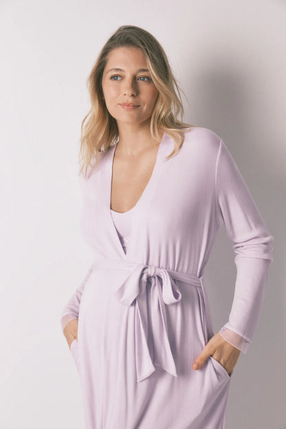Women Secret_Purple/Lilac_Lilac Ribbed Midi Maternity Robe_2173140_75_02