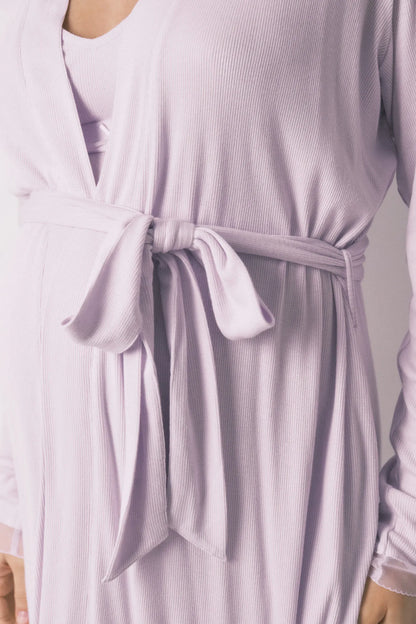 Women Secret_Purple/Lilac_Lilac Ribbed Midi Maternity Robe_2173140_75_04
