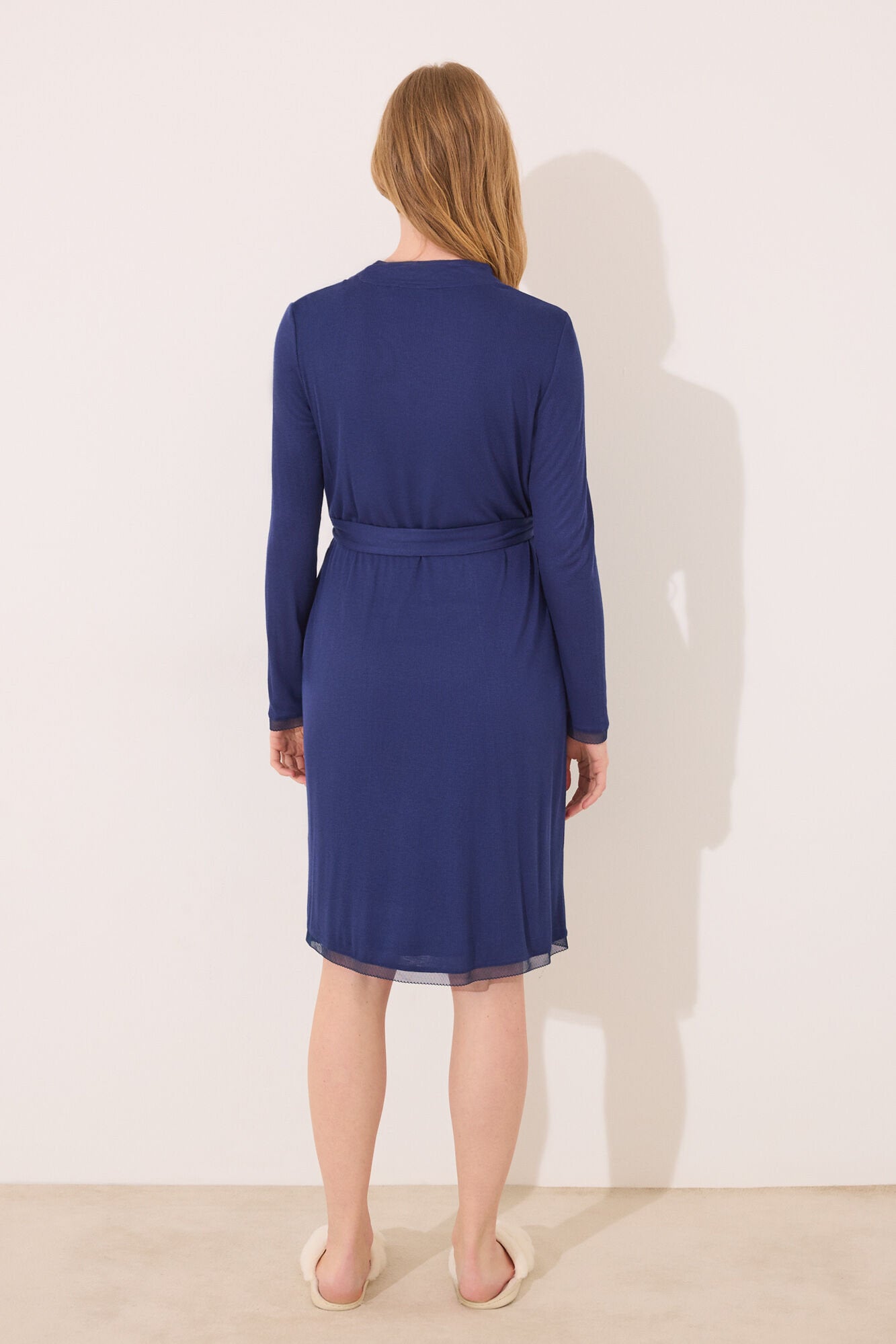 Women Secret_Blue Soft Touch "Maternity" Midi Robe_2179125_10_07