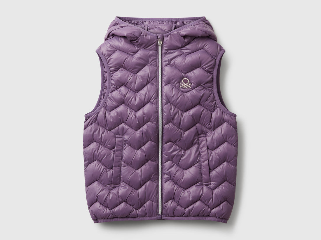 Benetton_Purple_Padded Vest with Hood_21INCJ00Q_1V4_01