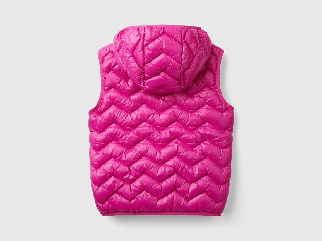 Padded Vest In 3D Wadding With Hood_21INCJ00Q_239_02