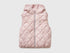 Benetton Pink Girls Sleeveless Jacket with Hood SKU: 21INCJ017_0C3 Image 01