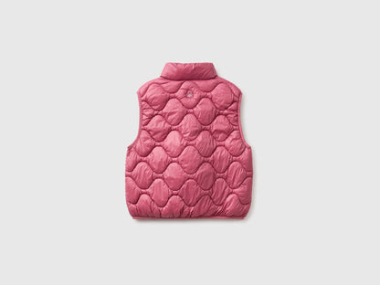 Benetton Fuchsia Girls Padded Sleeveless Jacket SKU: 21INCJ01A_2J4 Image 02