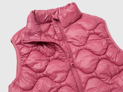 Benetton Fuchsia Girls Padded Sleeveless Jacket SKU: 21INCJ01A_2J4 Image 03