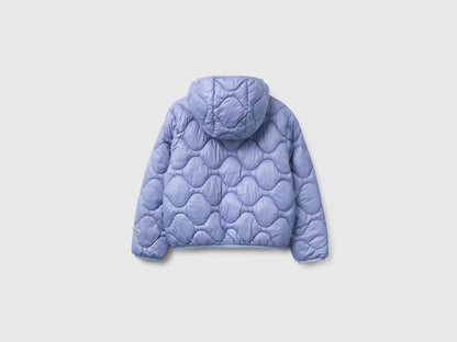 Benetton Violet Girls Padded Jacket with Hood SKU: 21INCN07F_19J Image 02