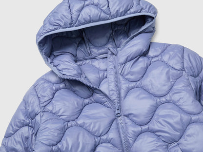 Benetton Violet Girls Padded Jacket with Hood SKU: 21INCN07F_19J Image 03
